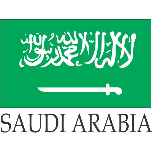 Saudi Arabia Embroidered Flag Badge