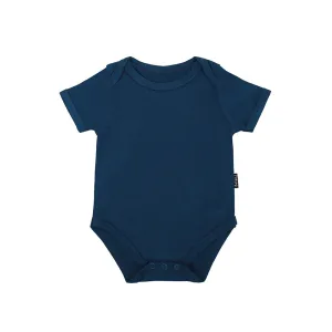 Short Sleeve Onesie - Deep Blue