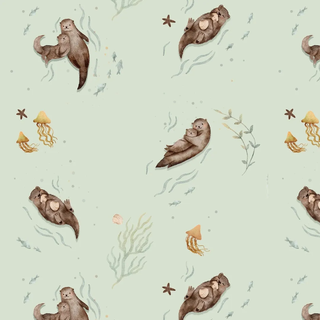 Short Sleeve Shortall Romper - Otters