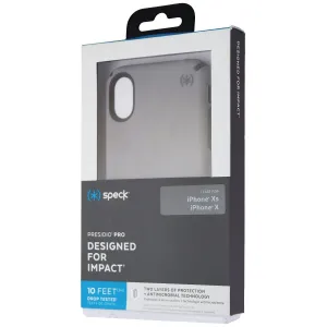 Speck Presidio Pro Case for Apple iPhone Xs/X - Filigree Gray/Slate Gray