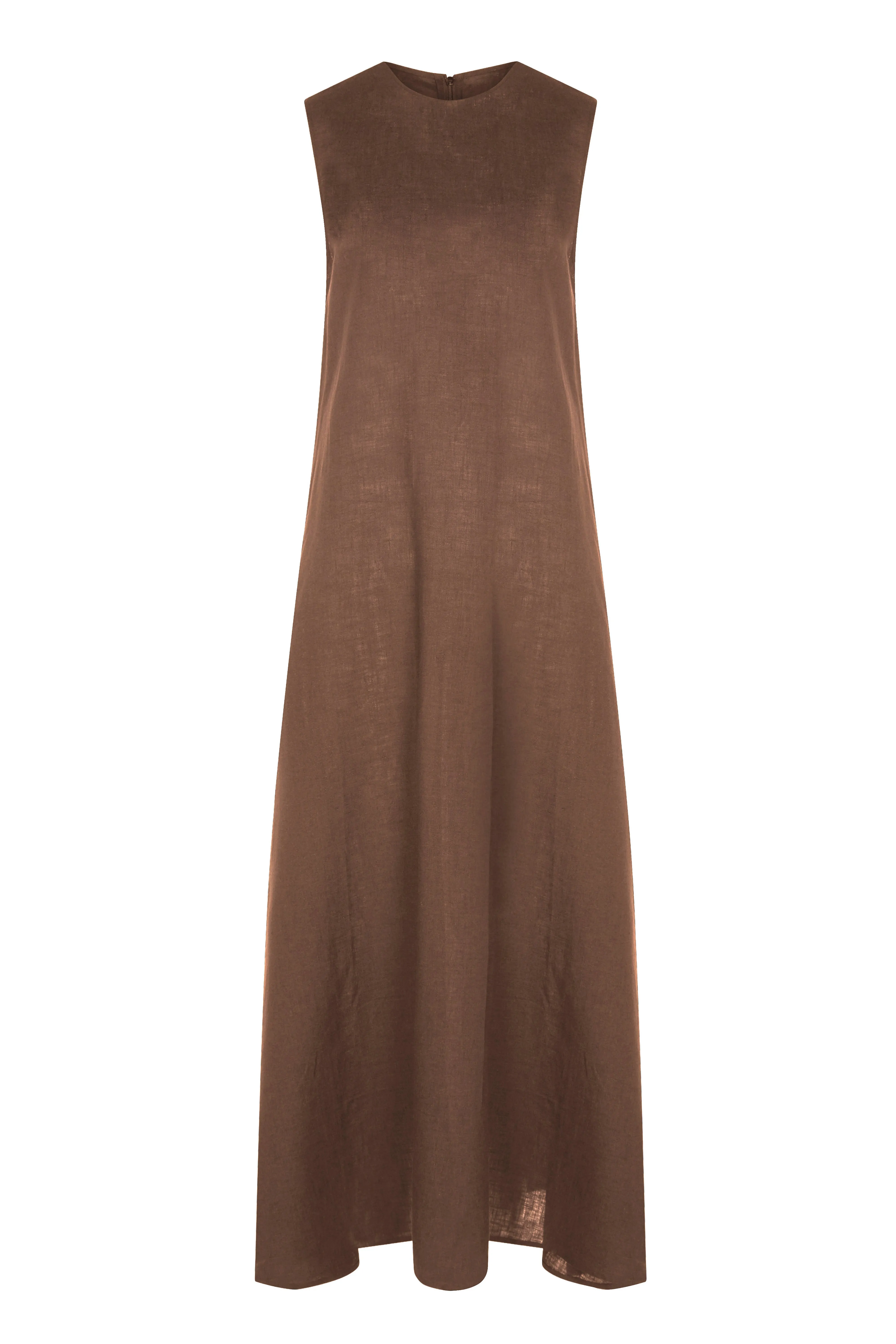 Tallin Dress Sepia Linen