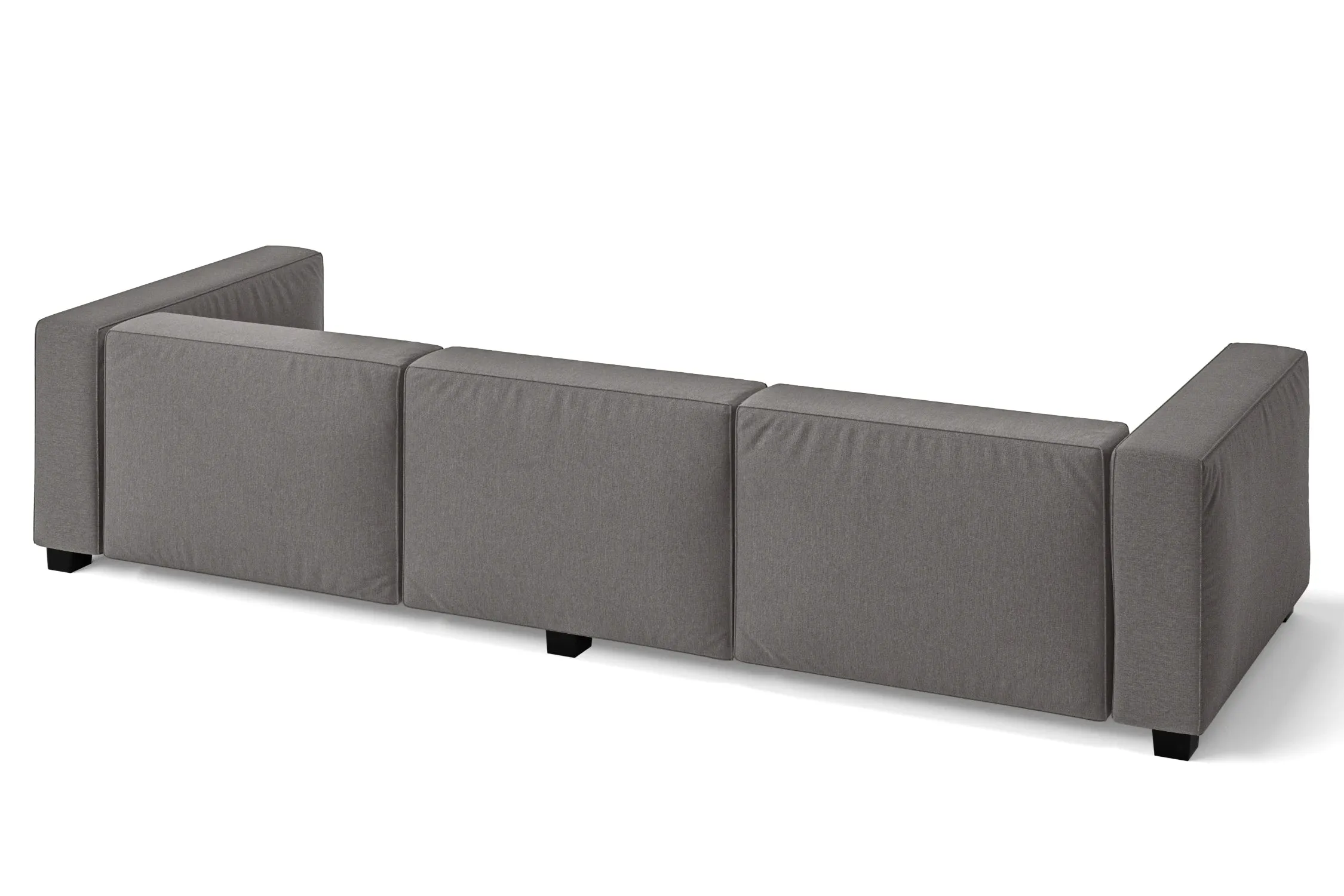 Taranto 4 Seater Sofa Grey Linen Fabric