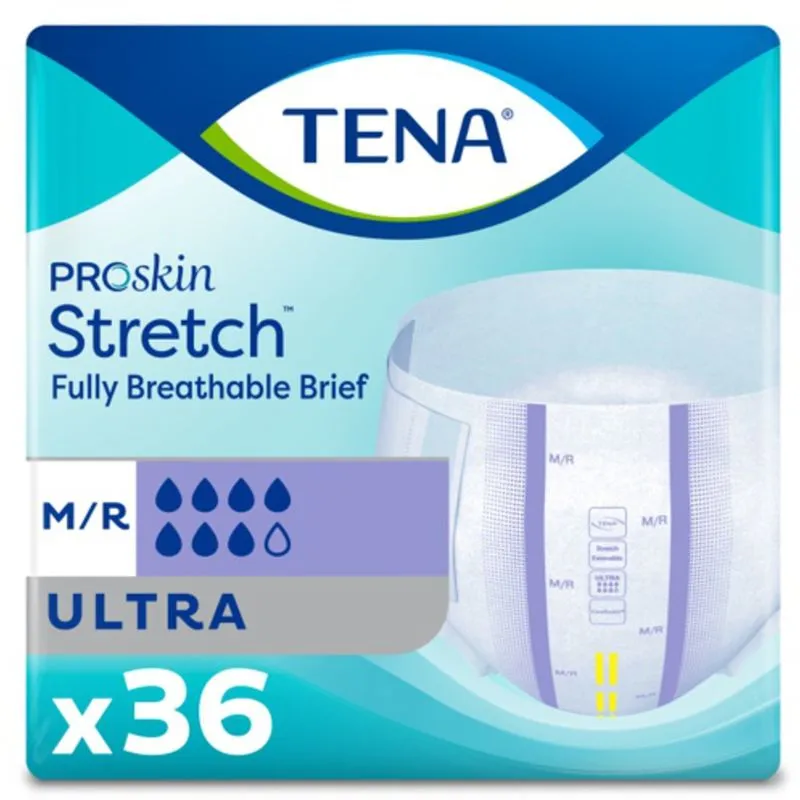 Tena ProSkin Stretch Brief, Ultra Absorbency