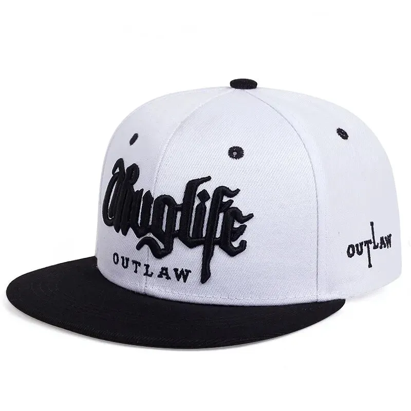 Thuglife Embroidery Hiphop Baseball Cap Snapback Hat