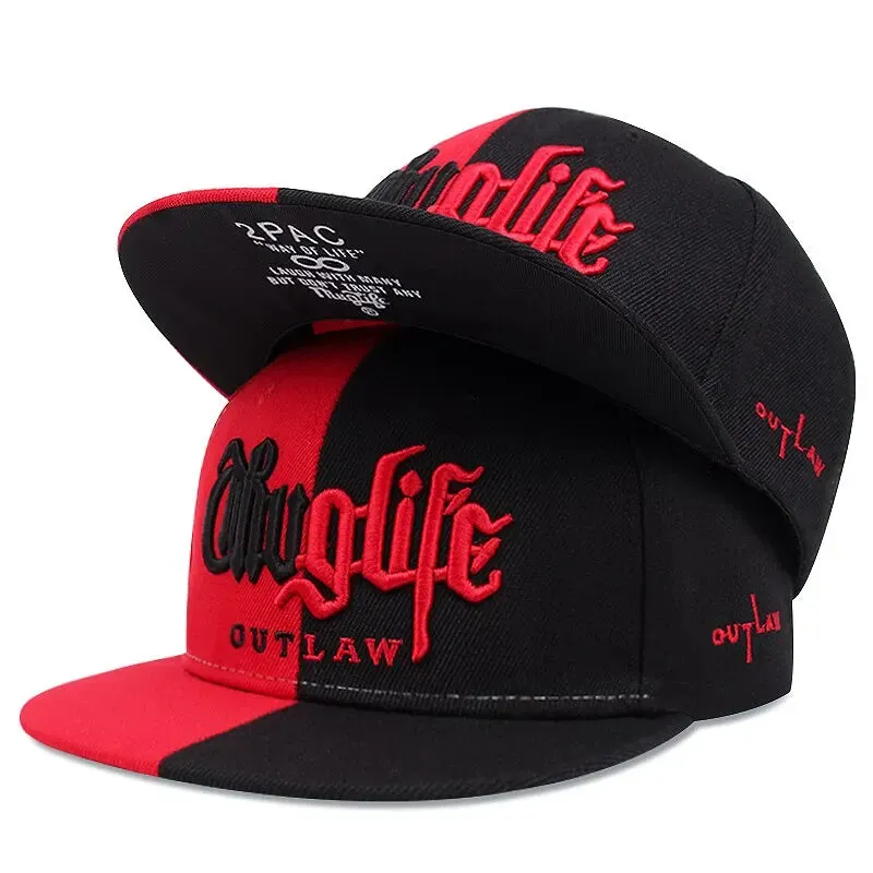 Thuglife Embroidery Hiphop Baseball Cap Snapback Hat