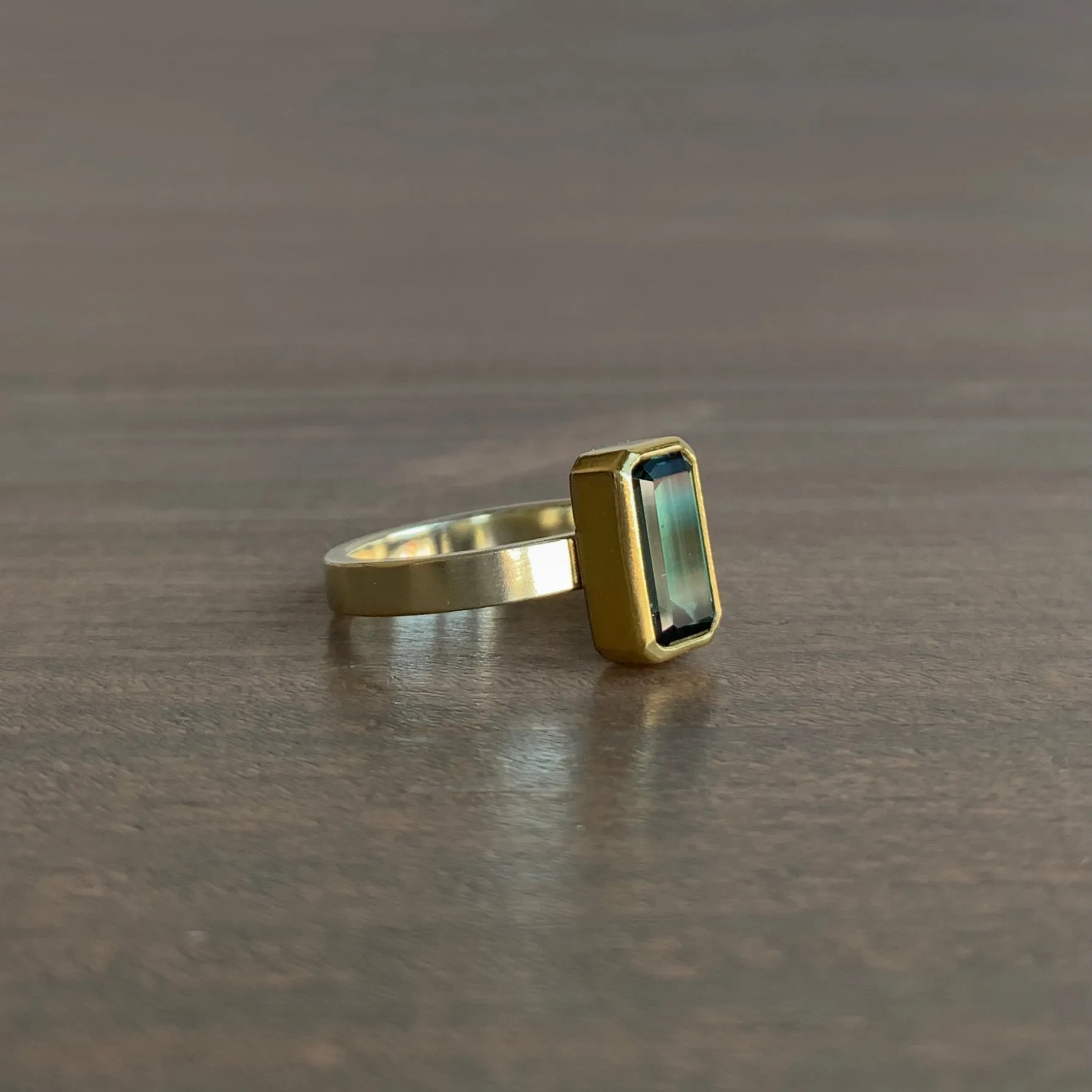 Tourmaline Rectangle Ring