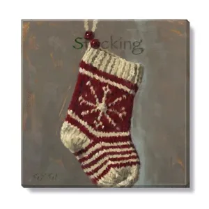 Warm & Cozy Stocking Wall Art