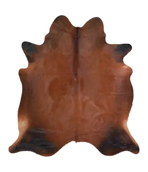 Warm Caramel X-Large Brazilian Cowhide Rug 6'9"H x 6'2"W #A21498 by Hudson Hides