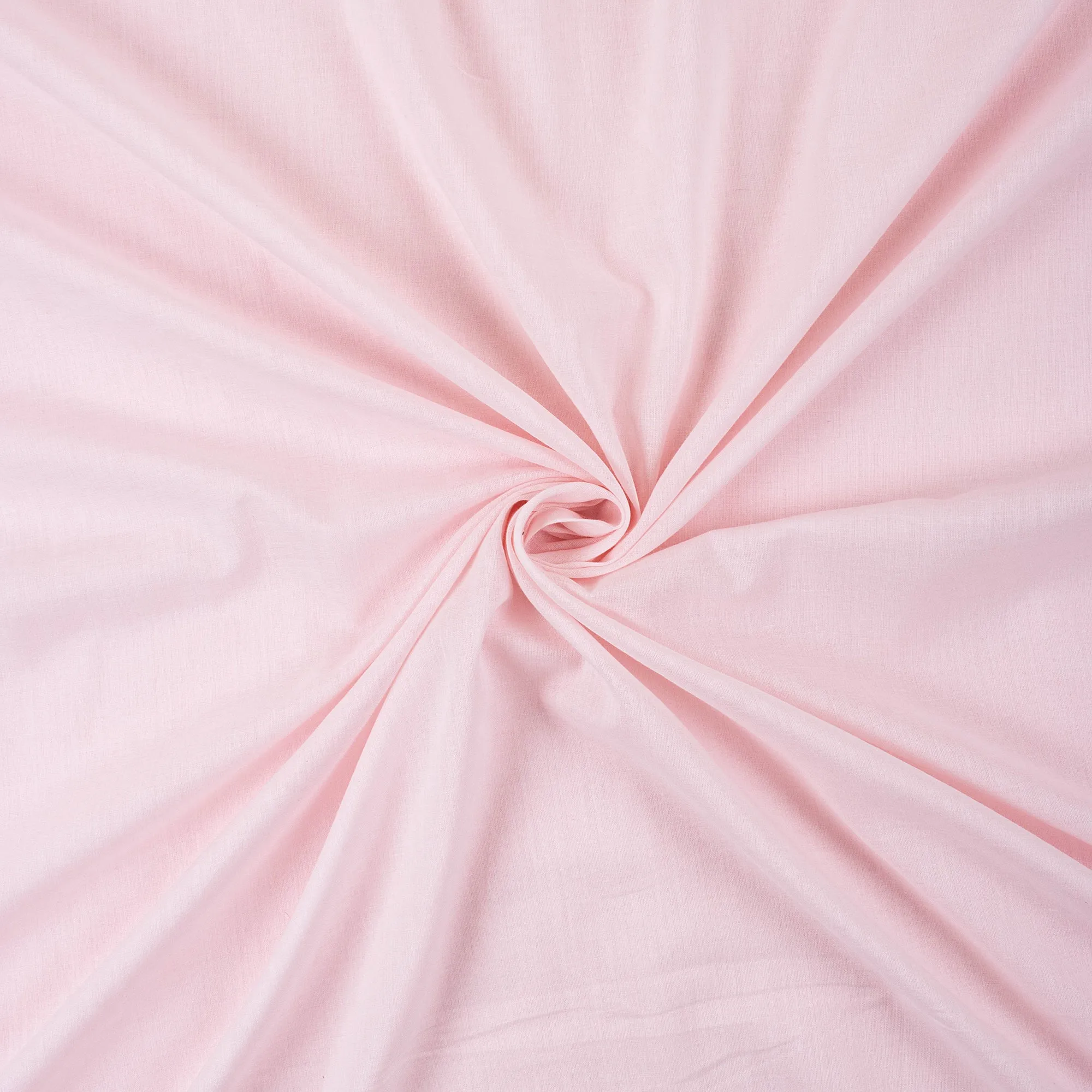 White Pink Color Dyed Solid Pure Plain Cotton Fabric