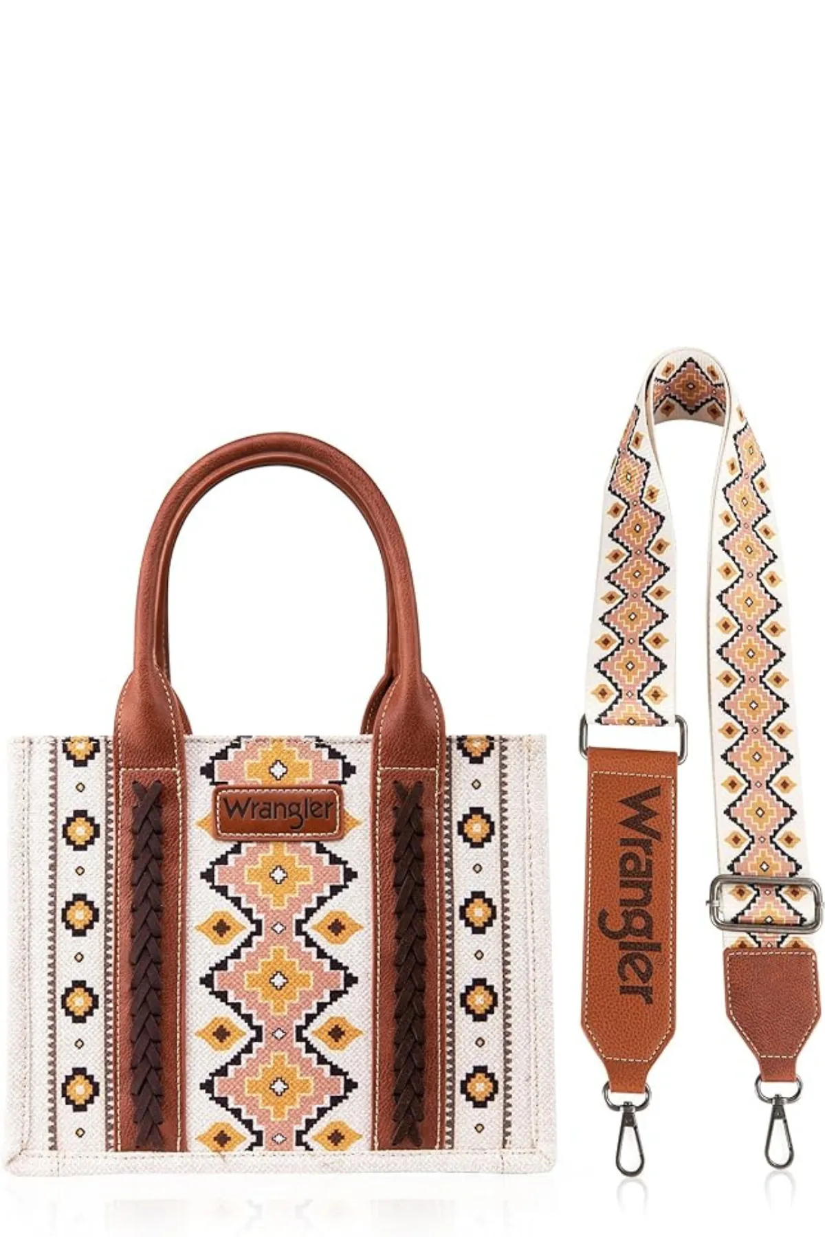 WRANGLER: SOUTHWESTERN CROSSBODY TOTE BAG